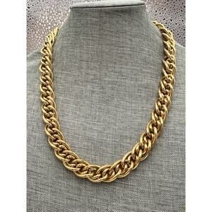 Napier Vintage Chain Thick Heavy Gold Tone Chain Estate 24”